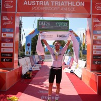 Austria Triathlon Podersdorf, Olympische Distanz Sieger Sebastian Aschenbrenner. Foto: Picthis.one