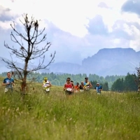 Perfektes Ambiente beim Seiser Alm Halbmarathon.