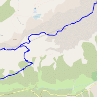 Gabelspitze Strecke