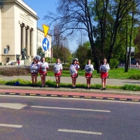 Cracovia Maraton 2023, Marathontag. Bild 10