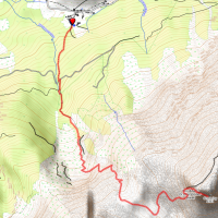 Grimming Nordanstieg Route bzw. Strecke