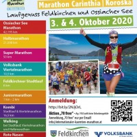 Int. Kärnten Marathon am 3. und 4. Oktober 2020