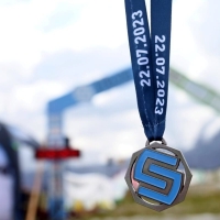 Stelvio Trail Run 2023 Medaille, Foto: © Veranstalter