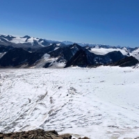 Hochvernagtspitze 35: Blick auf den mächtigen Gletscher.