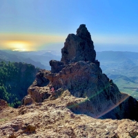 Morro de la Agujereada 02: Geniales Panorama mit Blick auf den höchsten Punkt der Insel