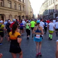 Cracovia Maraton 2023, Marathontag. Bild 06