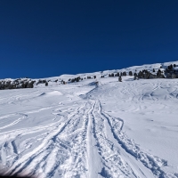 Skitour Hippoldspitze 09: Nun weiter im freien offenen Gelände, welches aber nie wirklich steil wird.