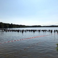 Tölzer Triathlon Schwimmstrecke