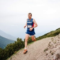 Stian Hovind Angermund auf dem Weg zu seinem WM-Sieg 2023 in Tirol