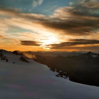 36: Sonnenuntergang auf der Dahmannspitze