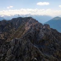 Wankspitze vom Ende des Klettersteigs