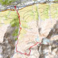 Route bzw. Strecke Hoher Riffler (Verwall) und Kleiner Riffler