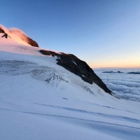 Bernina-Überschreitung 66: 9 Gipfel (inkl. Nebengipfel) werden heute bestiegen. Dafür sind wir etwas spät gestartet