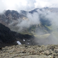 Bergtour-Hoher-Riffler-28: Blick ins Tal des Aufstiegsweges