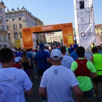 Cracovia Maraton 2023, Marathontag. Bild 04