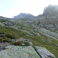 Bergtour-Hoher-Riffler-17: Rechts das Blankahorn, links der Kleine Riffler