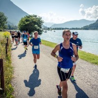Der Achenseelauf führt über eine malerisch schöne Strecke entlang dem größten See Tirols © Sportograf.com