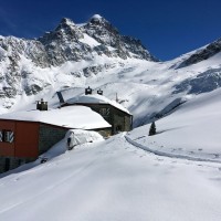 Die Coaz-Hütte (Chamanna Coaz) in der Berninagruppe
