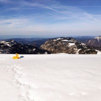 Dürrenstein Normalweg 05: Dürrenstein Gipfel mit Wegweiser