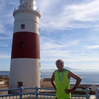 Anton Reiter beim Gibraltar Marathon