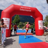 Tjebbe Kaindl holte sich den Tiroler Meistertitel auf der Sprintdistanz. Foto: Thomas Trainer