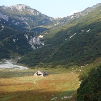 Bergtour-Hexenturm-Bild-10: Das Admonterhaus im Blick