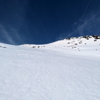 Skitour Guslarspitzen 12: Im Schlussabschnitt vor dem Gipfel.
