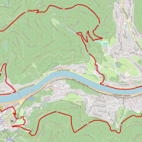 Base Trail Strecke in Heidelberg