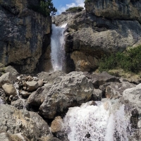 Drischlsteig 07: Wasserfall mit Klettersteig