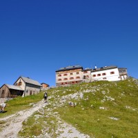 Das Watzmannhaus in den Berchtesgadener Alpen