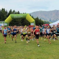 Start zum Seiser Alm Halbmarathon