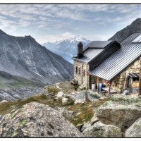 Die Baltschiederklause in den Berner Alpen