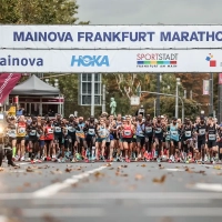 Start zum Frankfurt Marathon