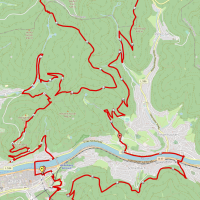 Strecke Trailmarathon Heidelberg