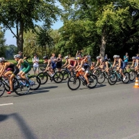 Die Radstrecke beim Maschsee Triathlon Hannover