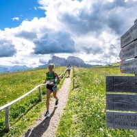 Perfektes Ambiente beim Seiser Alm Halbmarathon.