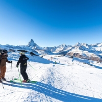 Skiunterricht mit Matterhornblick © Matthias Nutt