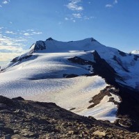 Monte Cevedale Hochtour 49: Blick zurück von der Suldenspitze auf den Cevedale