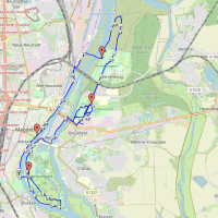 Magdeburg-Marathon Strecke