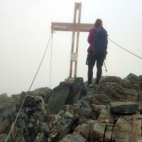 Kaunergrat-Runde 26: Der Gipfel ist erreicht. Traumhafter Weitblick... Nicht... ;)
