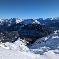 Skitour Tagweidkopf 18: Blick auf den Wannig.