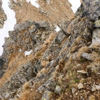 Rundtour Seckauer Alpen 29: Sieht schlimmer aus als es ist. Viele Kletterstellen (I bis max. II) können auch umgangen werden