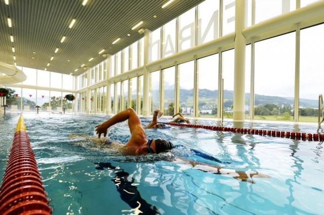 Triathlon auf der Luzerner Allmend: Swim &amp; Run