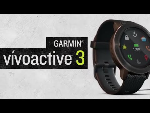 Garmin vívoactive® 3 - GPS-Smartwatch mit integrierten Sportapps